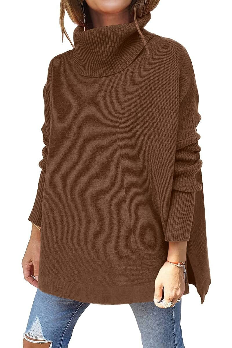 Harriet | Women's Roll Neck Jumper Oversized Knitted
