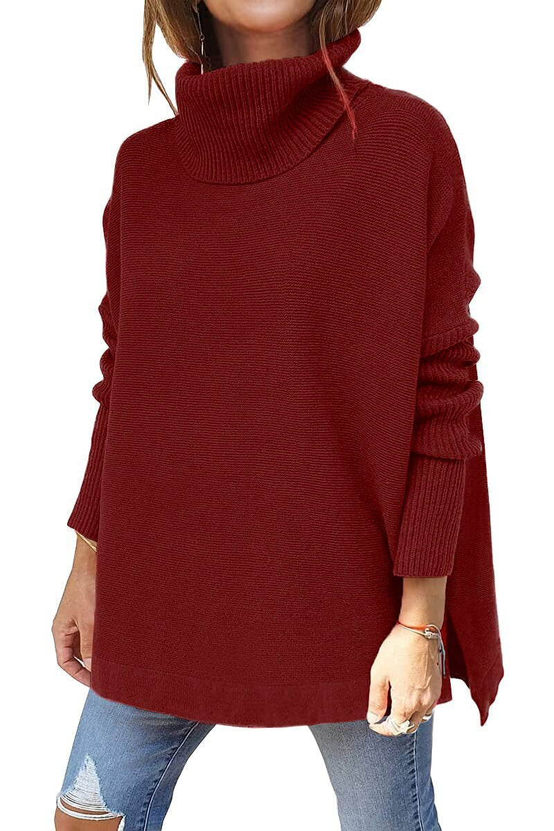 Harriet | Women's Roll Neck Jumper Oversized Knitted