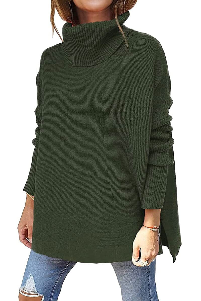 Harriet | Women's Roll Neck Jumper Oversized Knitted