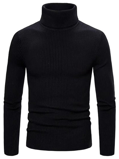 Hayes | Men's Slim Ribbed Roll Neck Jumper