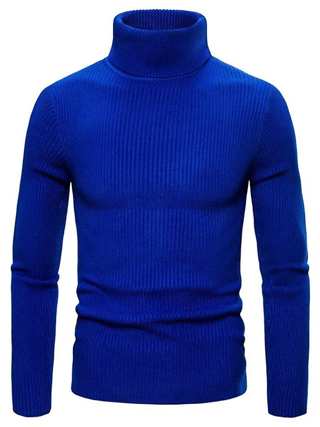 Hayes | Men's Roll Neck Jumper Knit Crew