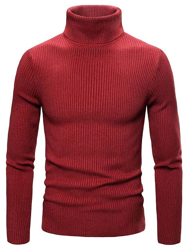 Hayes | Men's Roll Neck Jumper Knit Crew