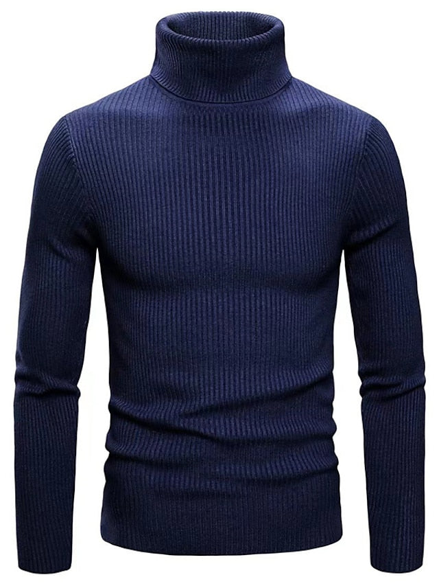 Hayes | Men's Roll Neck Jumper Knit Crew