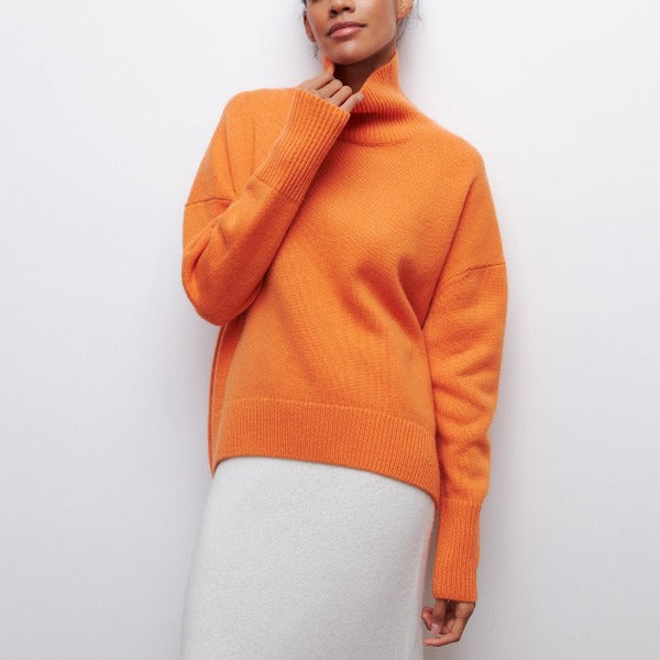 Hollis | Women's Roll Neck Jumper Soft Knit
