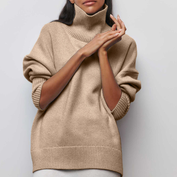 Hollis | Women's Roll Neck Jumper Soft Knit