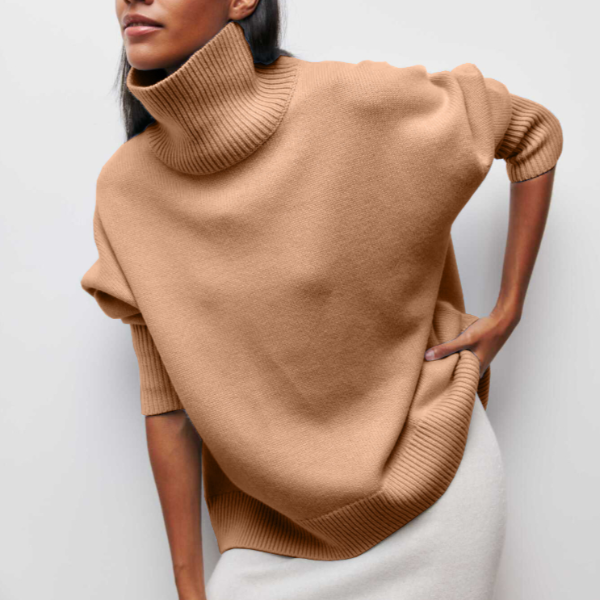 Hollis | Women's Roll Neck Jumper Soft Knit