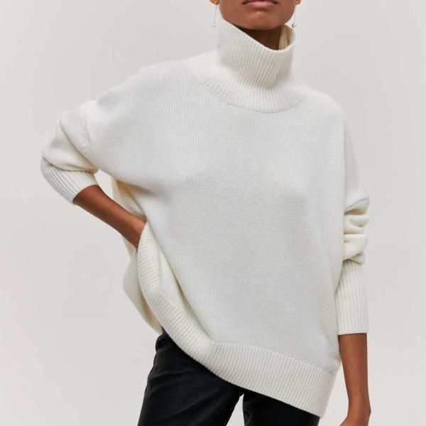 Hollis | Women's Roll Neck Jumper Soft Knit
