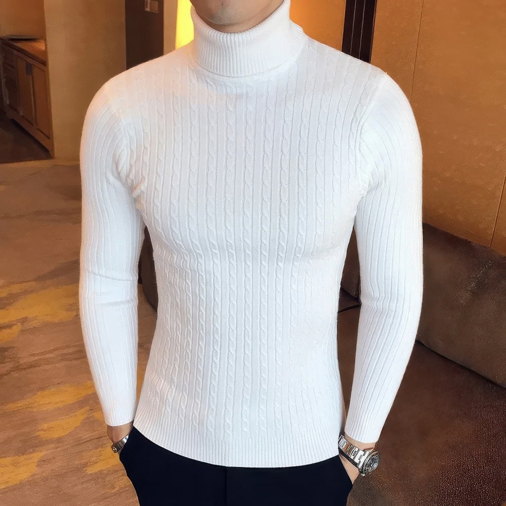 Horace | Men's Roll Neck Jumper Wool Winter