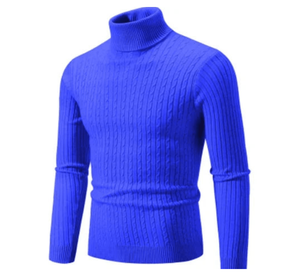 Ingram | Men's Ribbed Roll Neck Jumper Wool