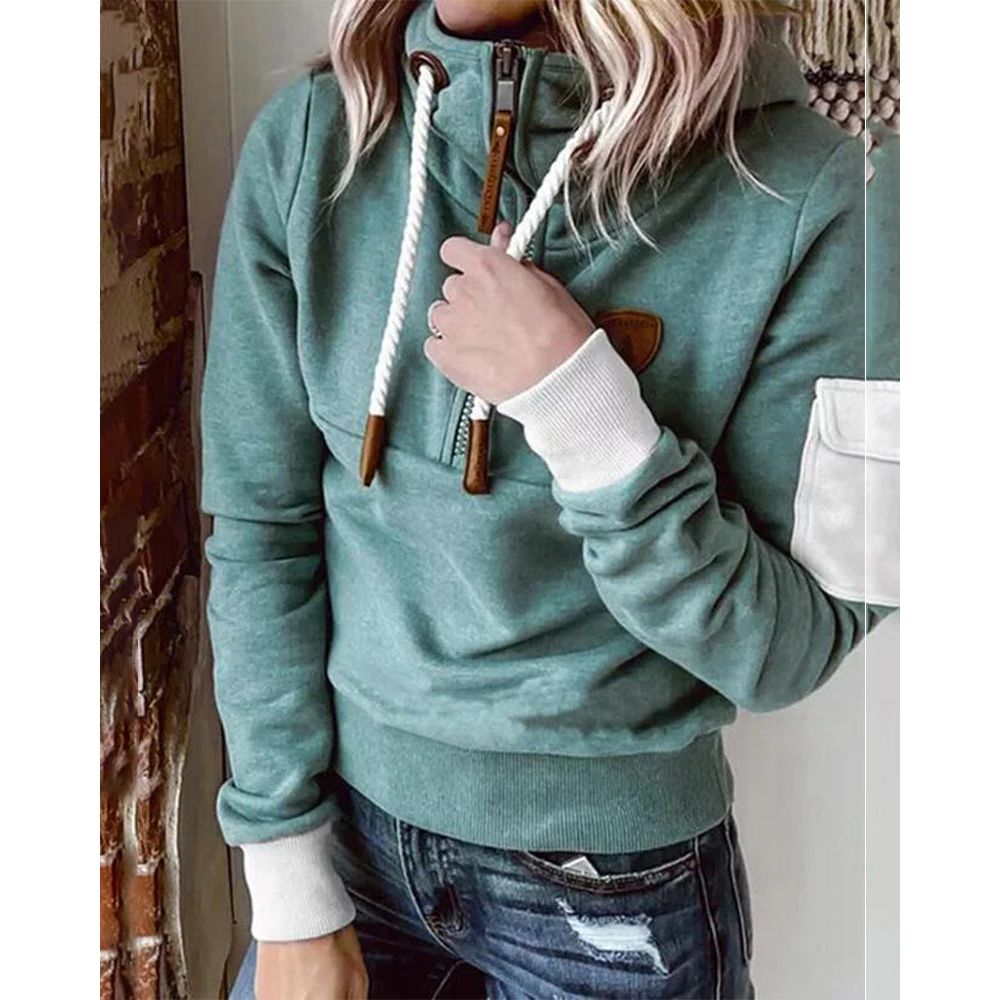 Isolde | Women's Chunky Knit Hooded Zip up Jumper