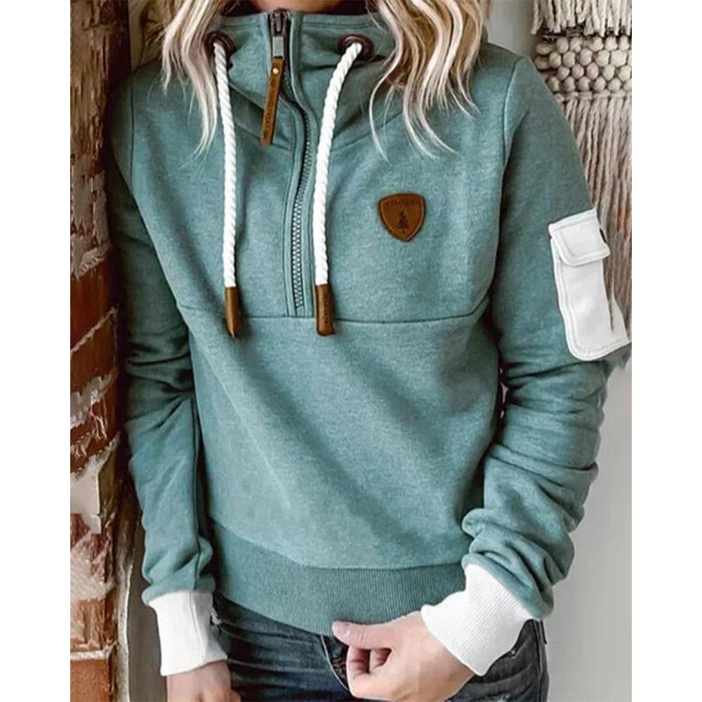 Isolde | Women's Chunky Knit Hooded Zip up Jumper