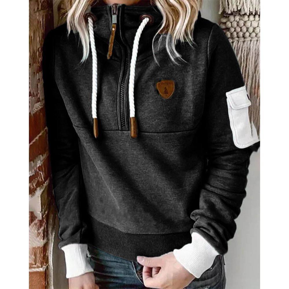 Isolde | Women's Chunky Knit Hooded Zip up Jumper
