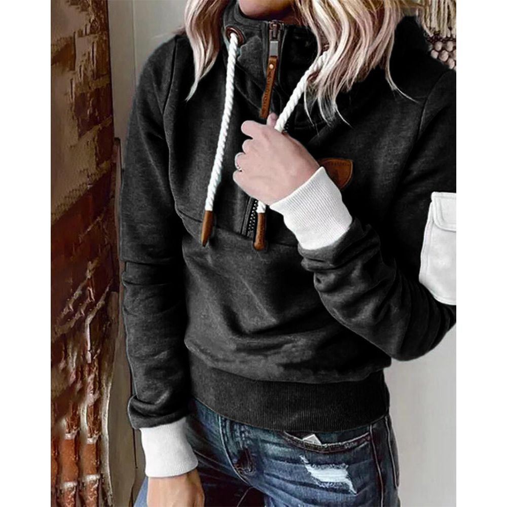 Isolde | Women's Chunky Knit Hooded Zip up Jumper