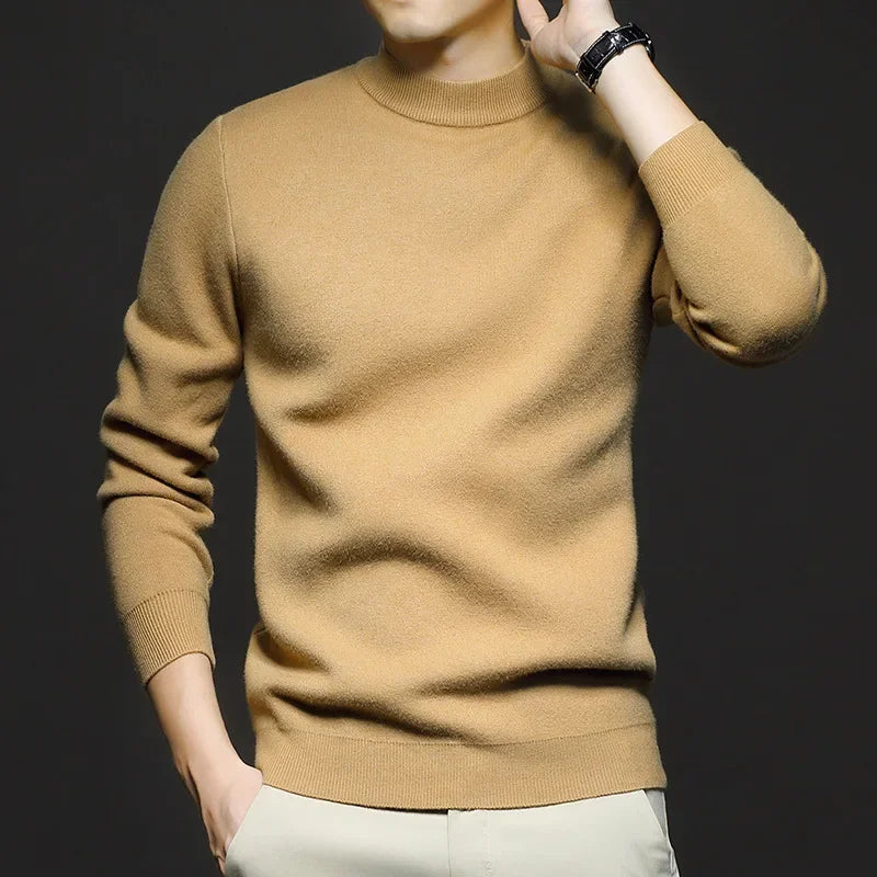 Jasper | Men's Wool Roll Neck Jumper Knit