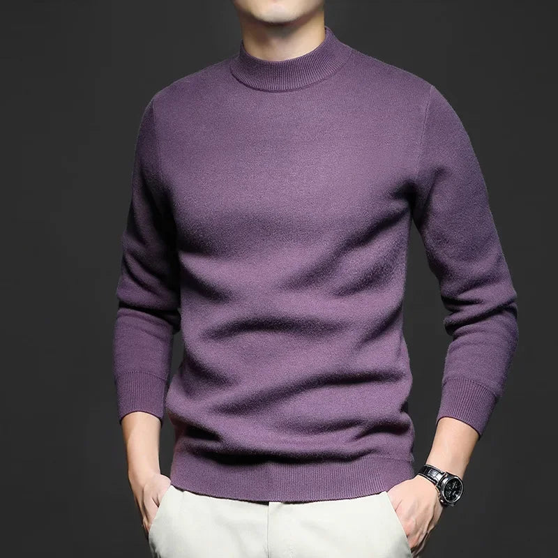 Jasper | Men's Wool Roll Neck Jumper Knit