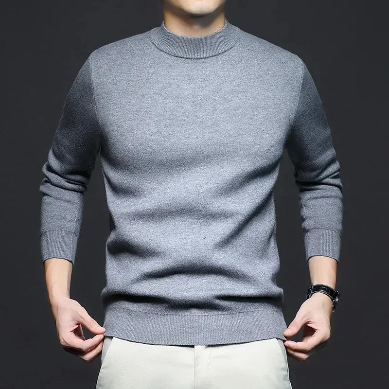 Jasper | Men's Wool Roll Neck Jumper Knit