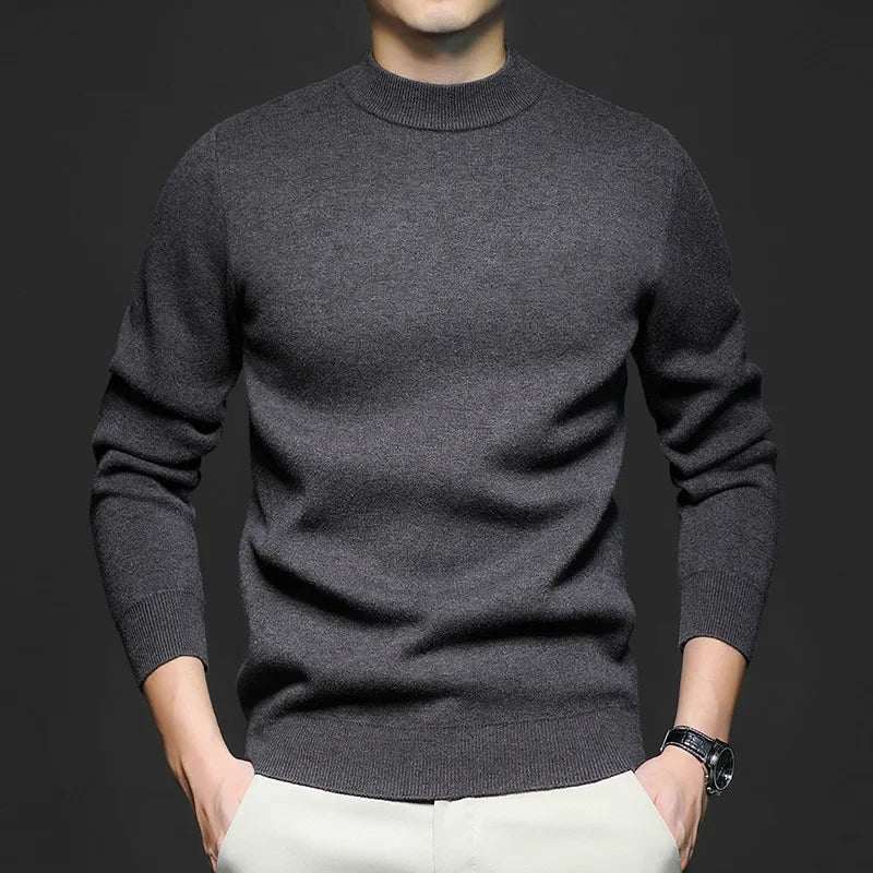 Jasper | Men's Wool Roll Neck Jumper Knit