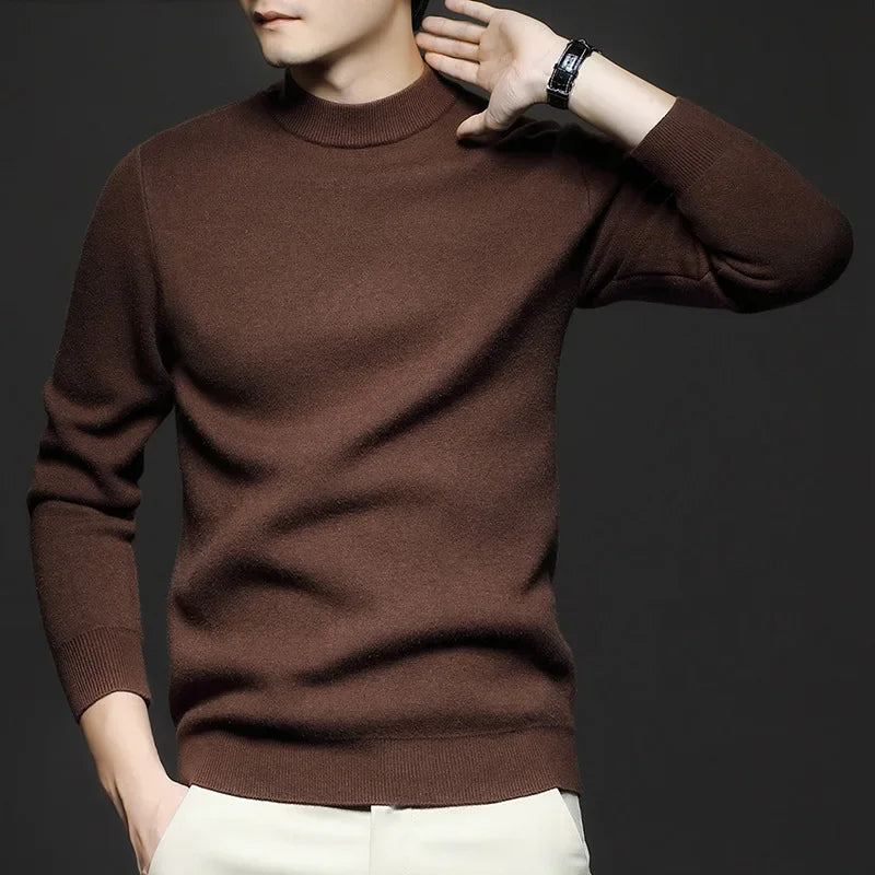 Jasper | Men's Wool Roll Neck Jumper Knit