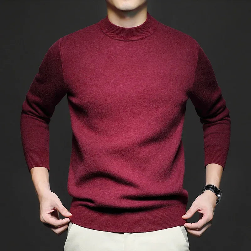 Jasper | Men's Wool Roll Neck Jumper Knit