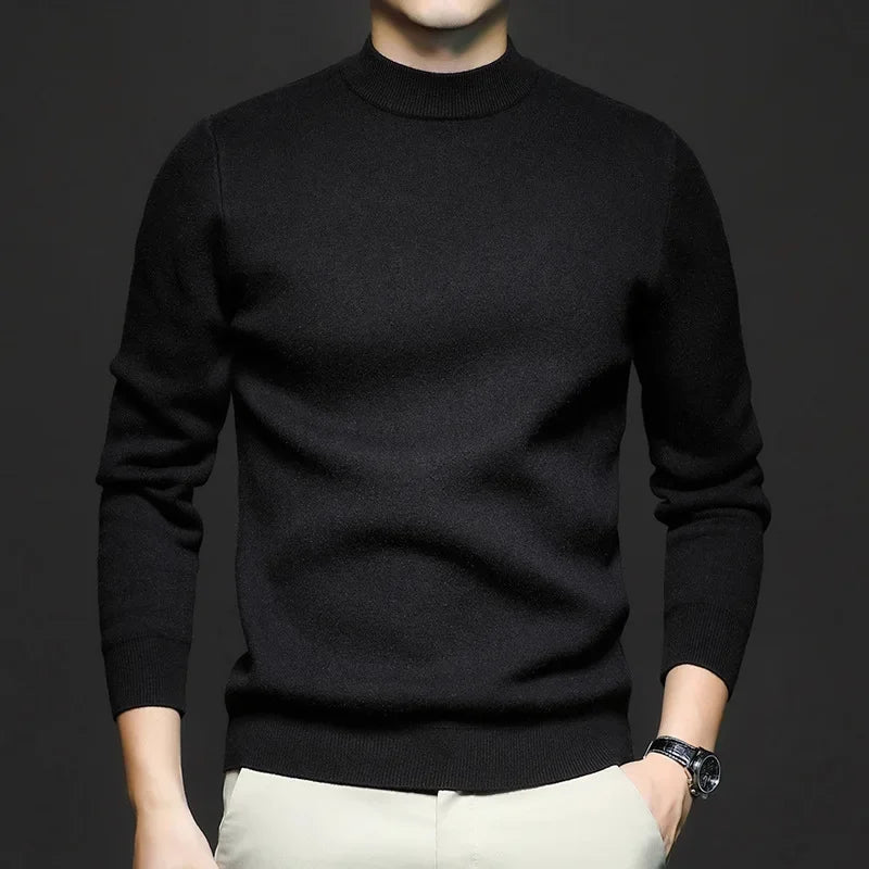 Jasper | Men's Wool Roll Neck Jumper Knit