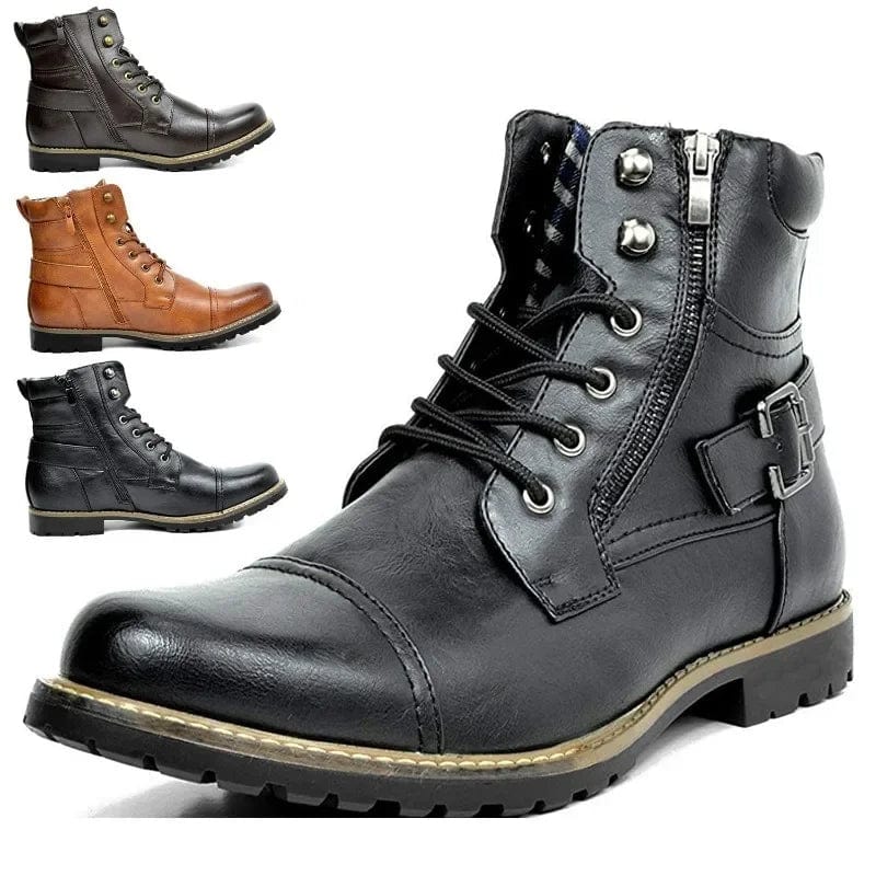 Jules | Men's Lace up Leather Boots Ankle