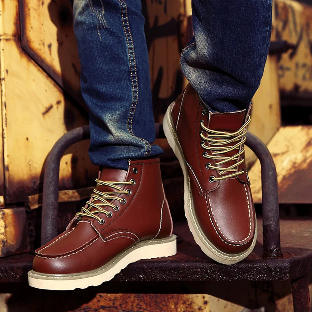 Julian | Men's Leather Boots Chukka Desert