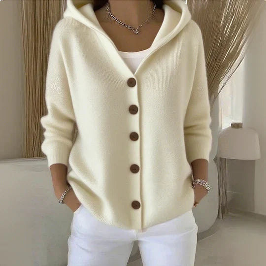 Juno | Women's Hooded Knitted Cardigan Soft