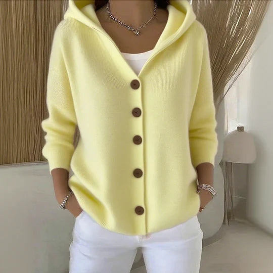 Juno | Women's Hooded Knitted Cardigan Soft