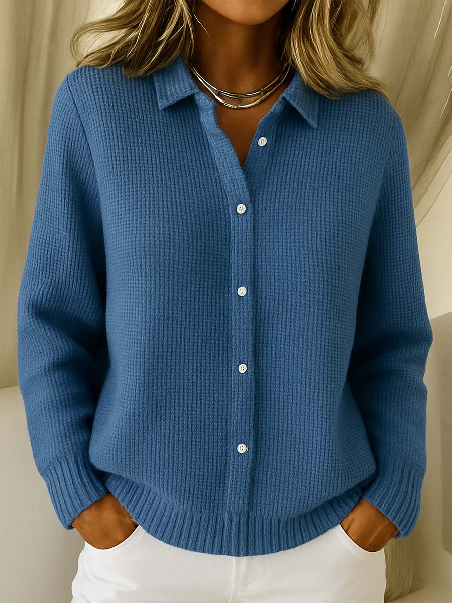 Katarina | Women's Button Front Cardigan Knitted Soft