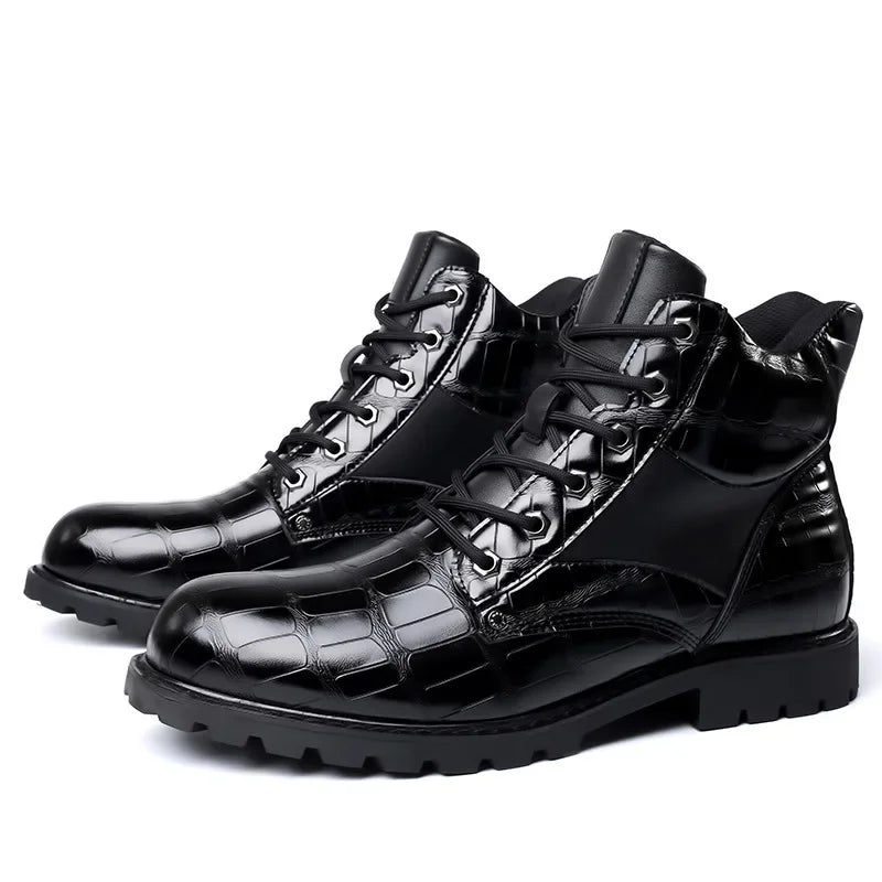 Kenneth | Men's Lace up Leather Boots Dress