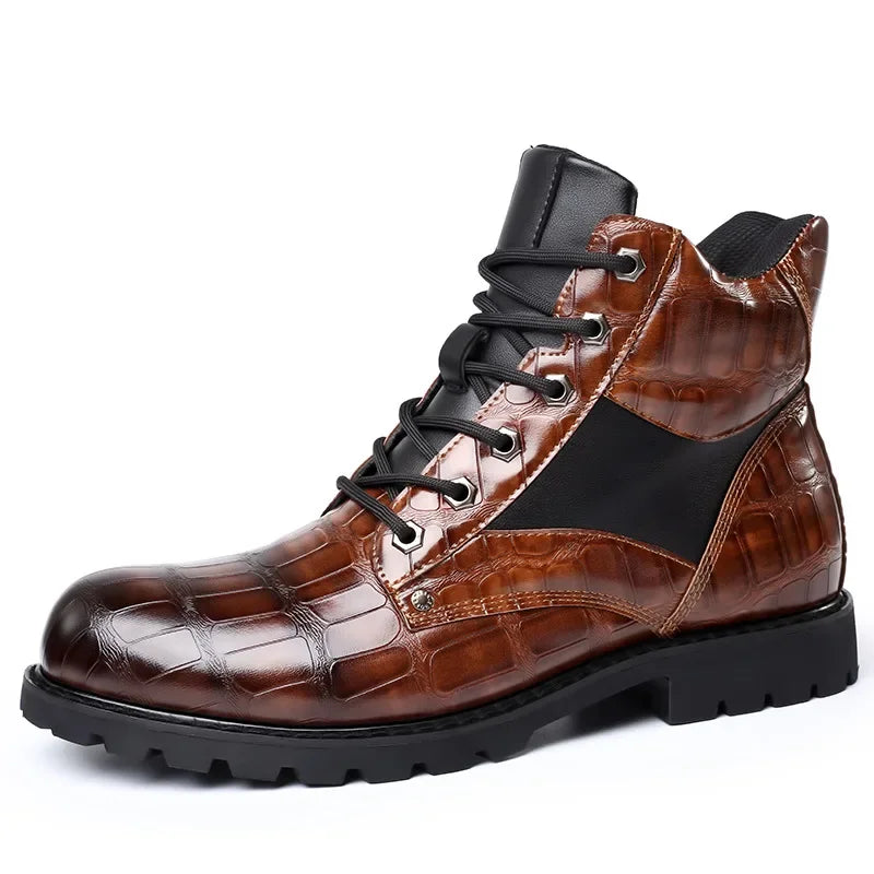 Kenneth | Men's Lace up Leather Boots Dress