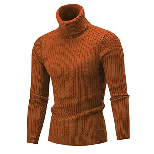 Men's Classic Warm Turtleneck Sweater