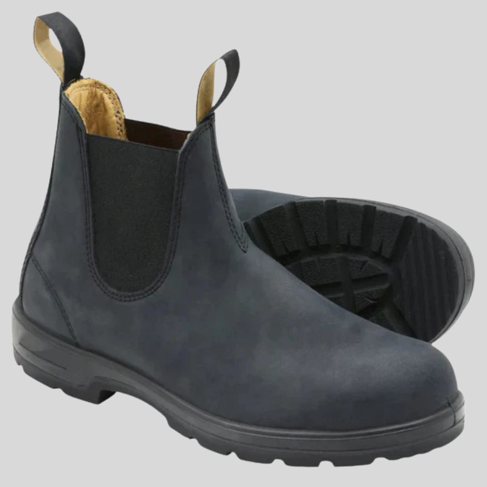 Landon | Men's Slip on Leather Boots Chelsea