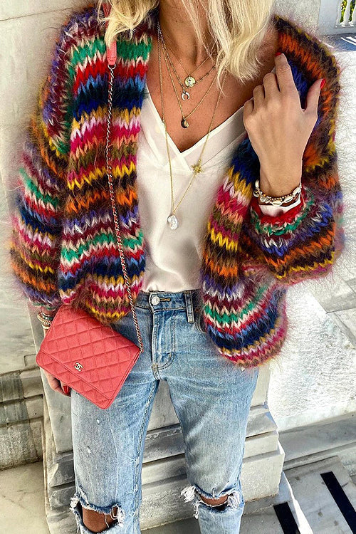 Lavinia | Women's Knitted Cardigan Soft Open Front