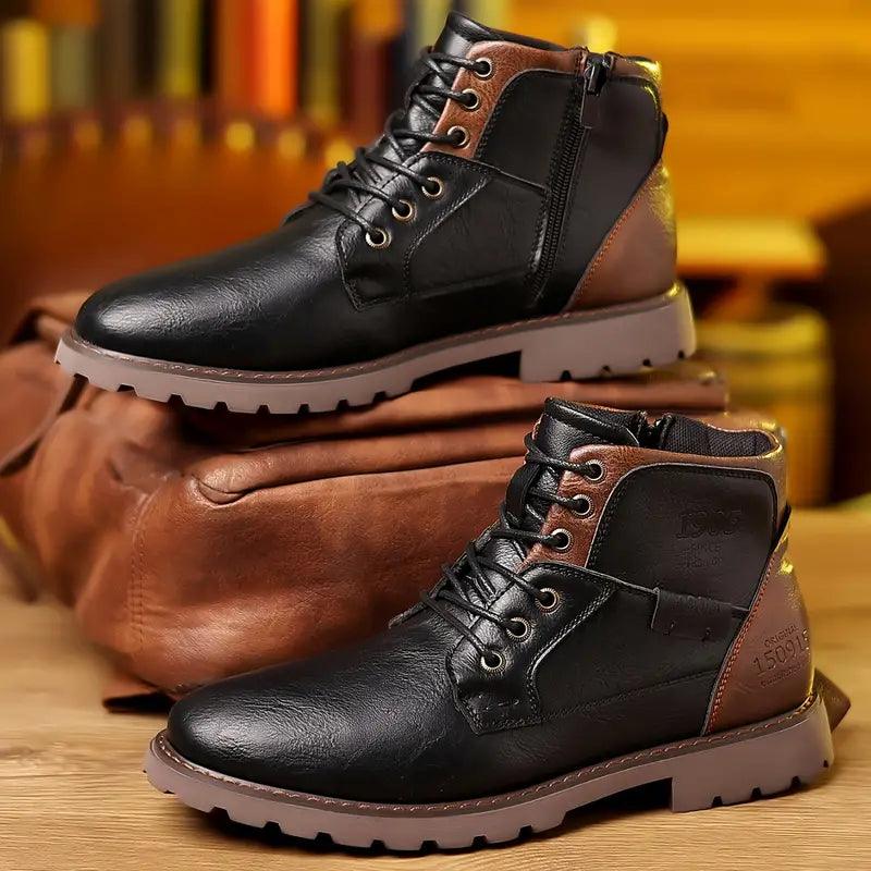 Lawrence | Men's Dress Leather Boots Ankle