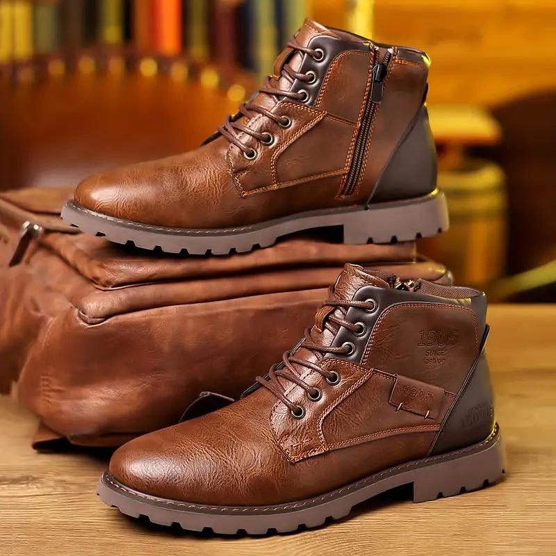 Lawrence | Men's Dress Leather Boots Ankle
