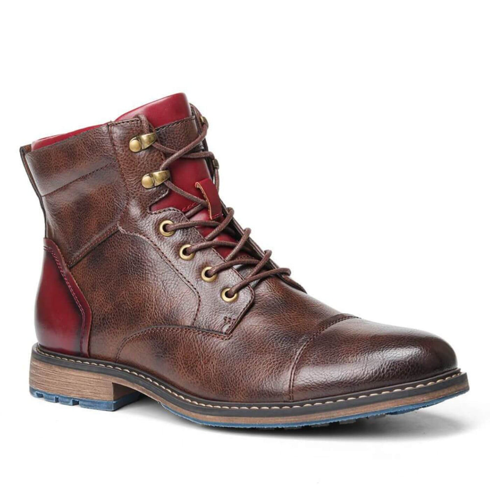 Leopold | Men's Oxford Leather Boots Dress