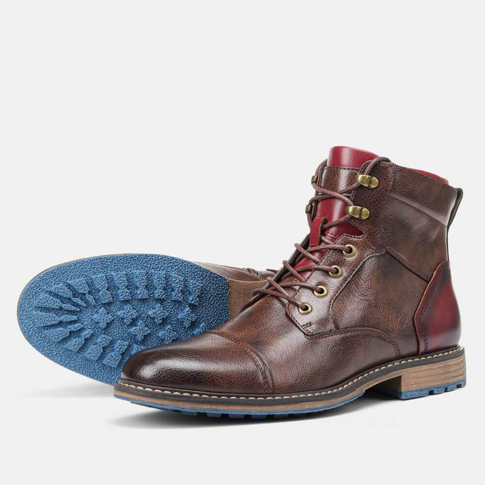 Leopold | Men's Oxford Leather Boots Dress