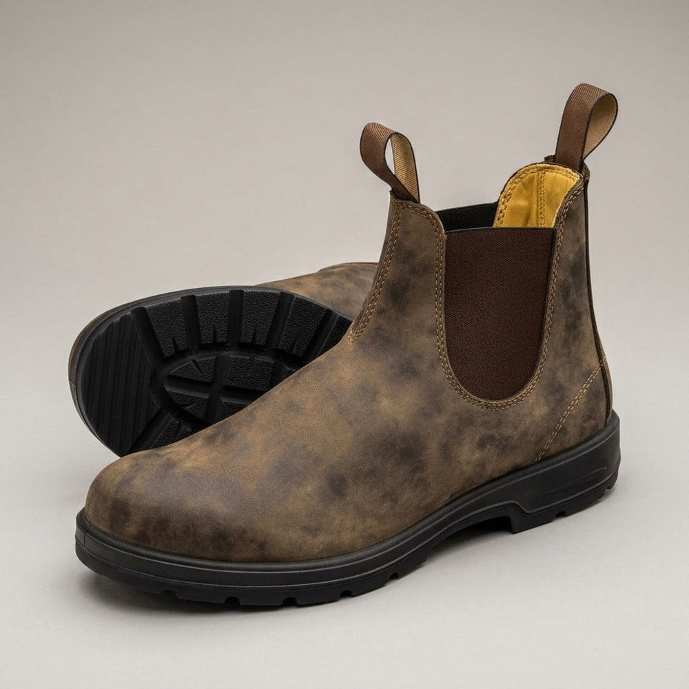 Llewellyn | Men's Leather Chelsea Boots Ankle