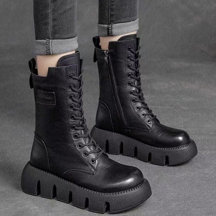 Maisie | Women's Leather Boots Ankle Cushioned