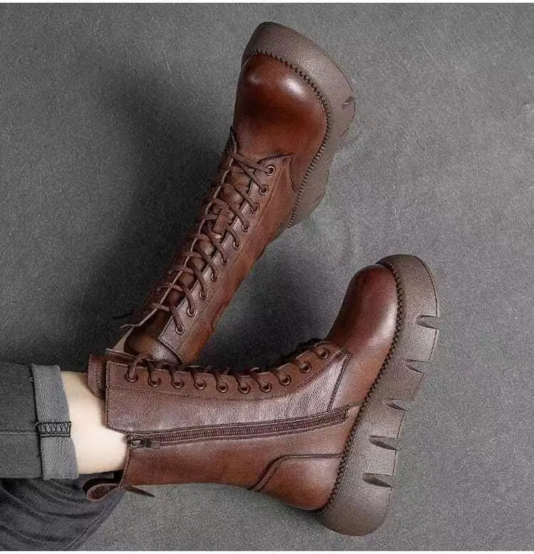 Maisie | Women's Leather Boots Ankle Cushioned