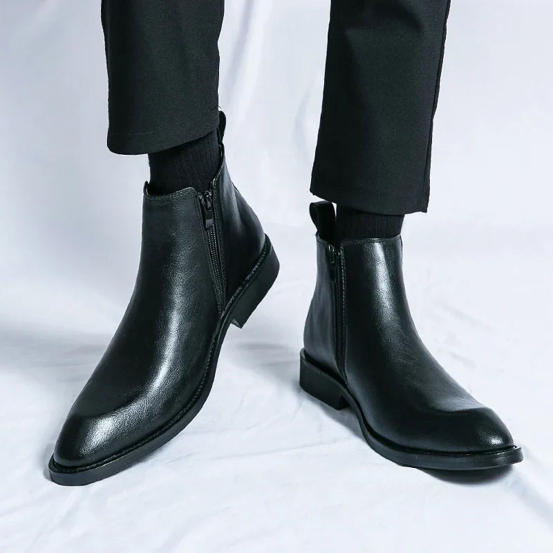 Mathias | Men's Chelsea Boots Suede Leather