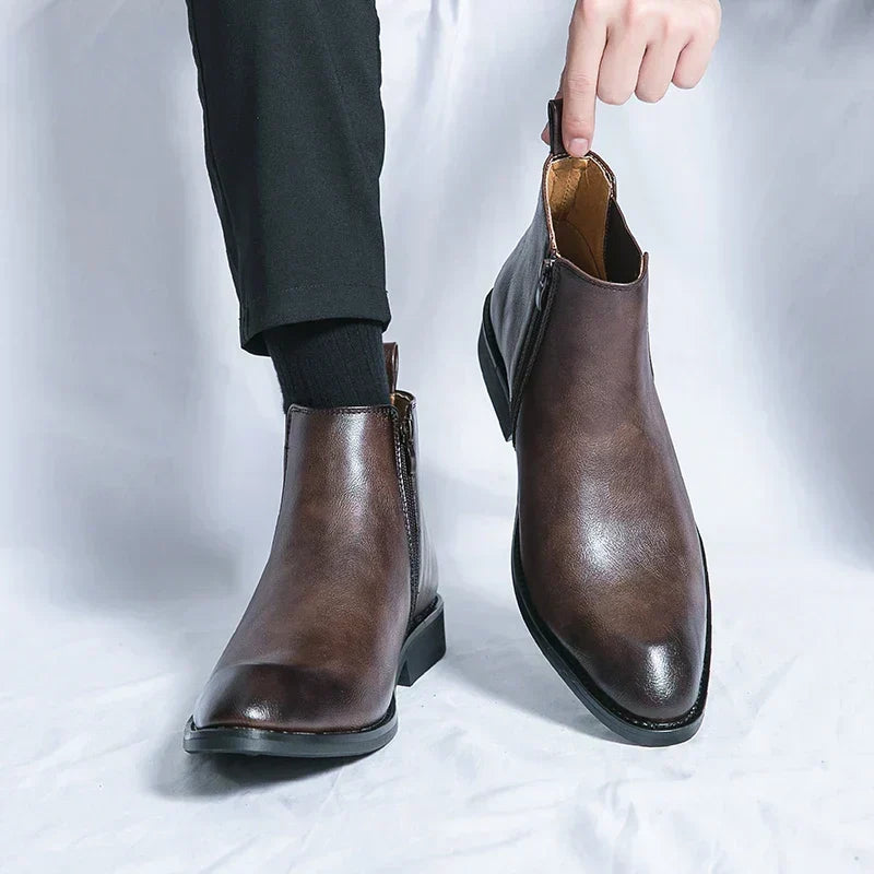Mathias | Men's Chelsea Boots Suede Leather