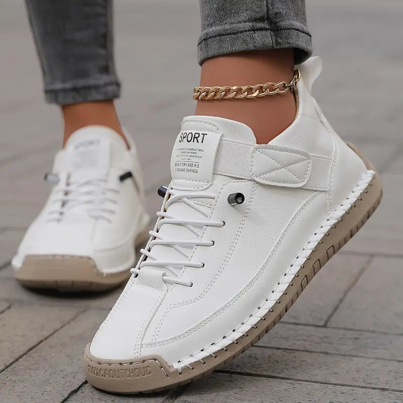 Women's Supportive Lace-Up Comfort Sneakers
