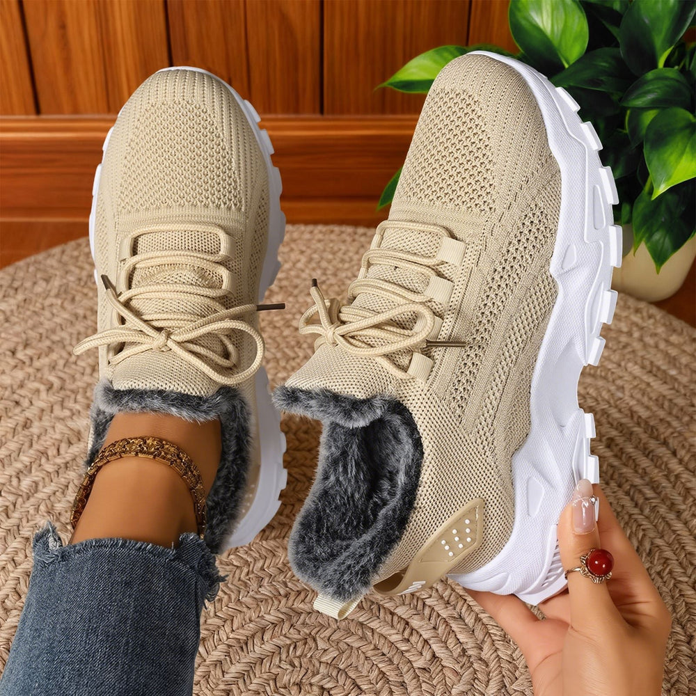 Millicent | Women's Cushioned Lace up Trainers