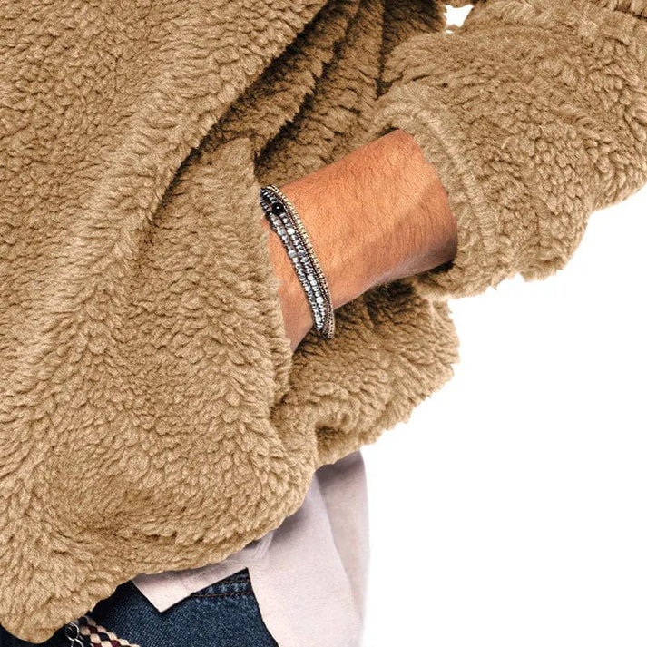 Montgomery | Men's Hooded Zip up Fleece Jacket
