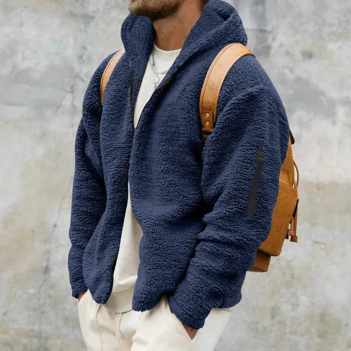 Montgomery | Men's Hooded Zip up Fleece Jacket