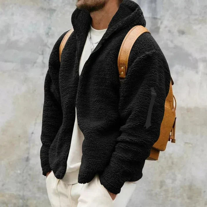 Montgomery | Men's Hooded Zip up Fleece Jacket
