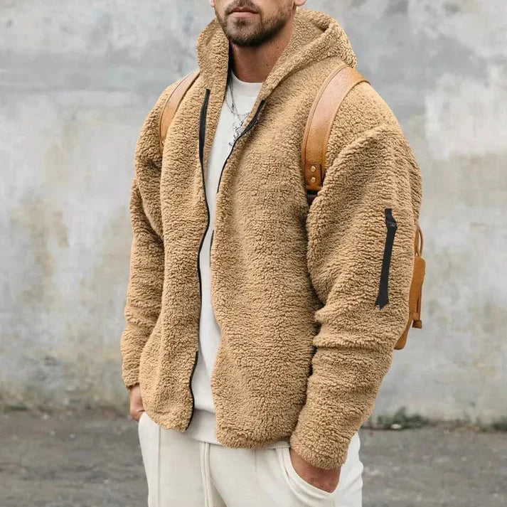 Montgomery | Men's Hooded Zip up Fleece Jacket