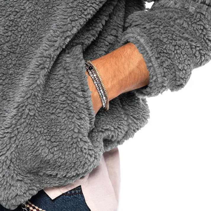 Montgomery | Men's Hooded Zip up Fleece Jacket